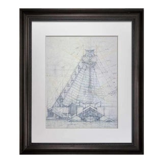 Frank Lloyd Wright Lithograph Ltd Ed. "Steel Cathedral.. Guthrie" New York For Sale