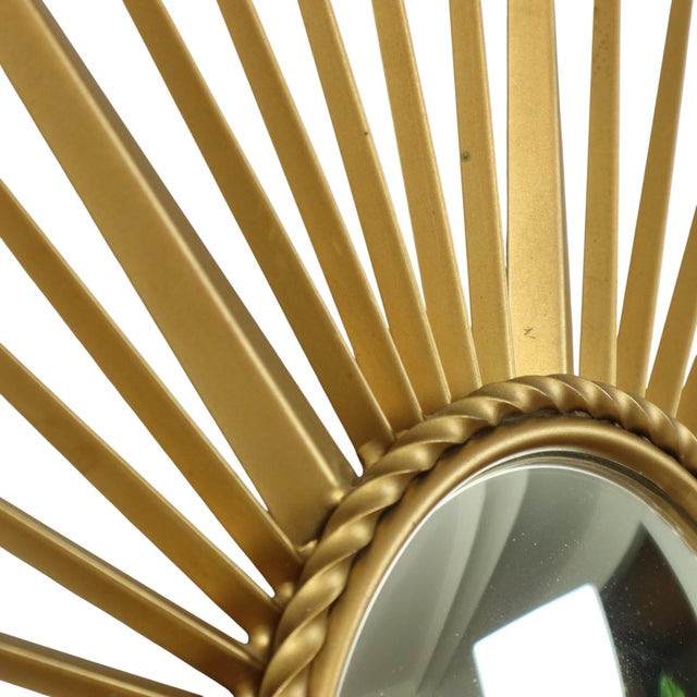 Large Vintage Sun Mirror from Vallauris, 1960s For Sale - Image 14 of 18