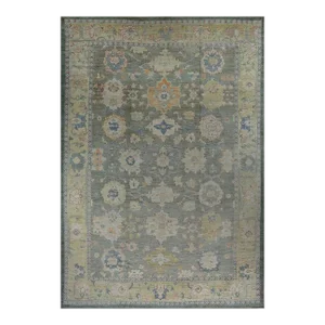 Handwoven Persian Oushak Area Rug 13’4″ X 19’3″