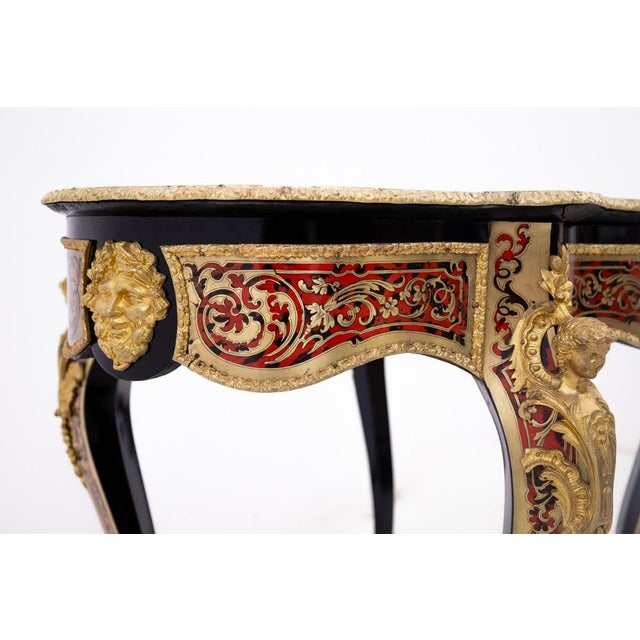 Mid-19th Century Boulle Table, France For Sale - Image 13 of 17