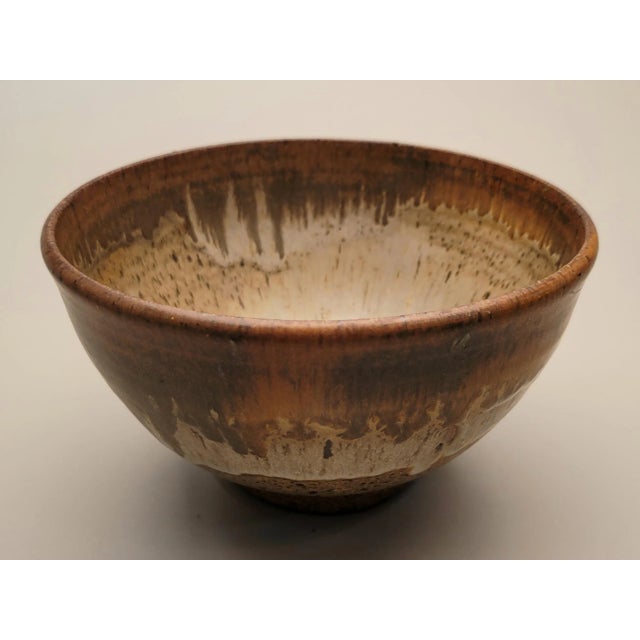 Mid-Century Modern Studio Pottery Bowl by Nancy Valk For Sale - Image 3 of 12