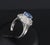 Late 20th Century Rare 2.09ct Gia Ceylon No Heat Sapphire & 0.69ct Diamond Platinum Ring Size 5.25 For Sale - Image 10 of 17