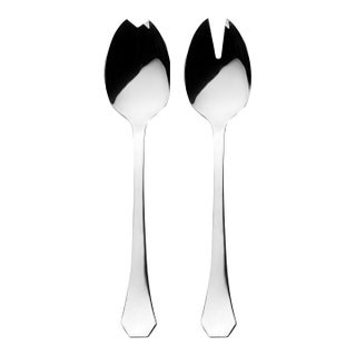 Mepra Moretto 2-Piece Salad Servers Set, Ice For Sale