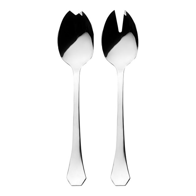 Mepra Moretto 2-Piece Salad Servers Set, Ice For Sale