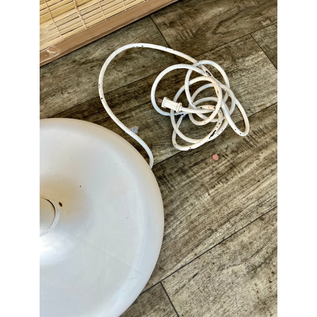 A Pair of Postmodern White Lollipop Floor Lamps. Circa 1980s For Sale - Image 11 of 18