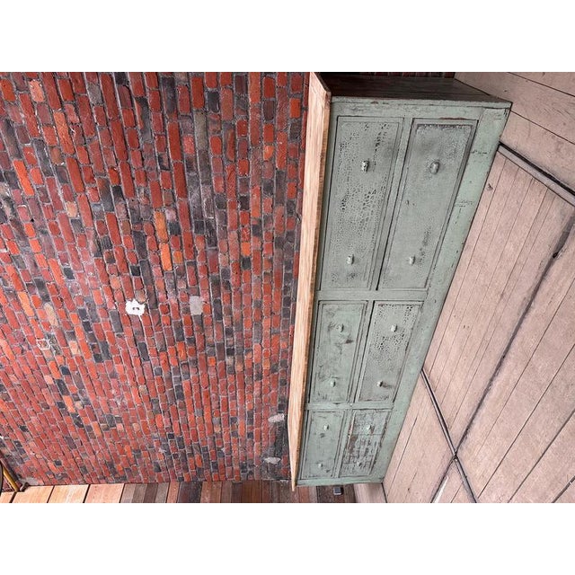 Early 20th Century Distressed Workshop Cabinet For Sale - Image 4 of 14