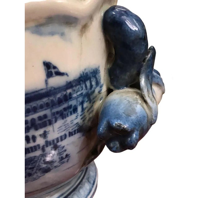 19th Century 19th Century Chinese Thirteen Hongs of Canton Pot For Sale - Image 5 of 8