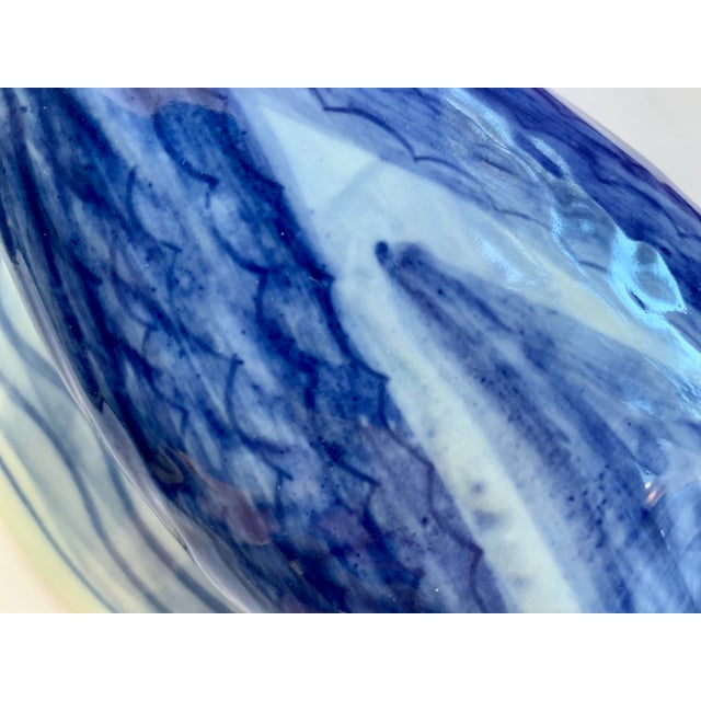 Late 20th Century Chinoiserie Porcelain Duck Tureen in Blue and White For Sale - Image 10 of 12