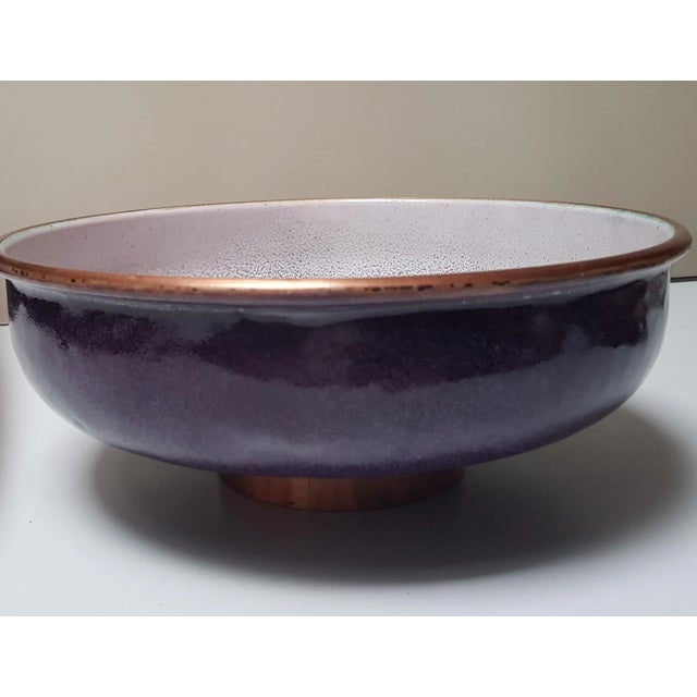 Large Enamelled Bowl, 1960s, in Flawless conditions. Designed 1960 to 1969