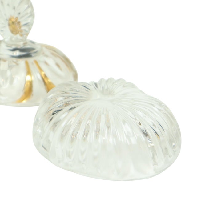 Vintage Art Deco Style Crystal Boudoir Perfume Bottles from Fischer, 1950s, Set of 3 For Sale - Image 14 of 18