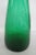 Glass Emerald Green Crackle Glass Decanter Bottle Vase No Stopper For Sale - Image 7 of 13