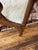 Chippendale Antique Chippendale Style Walnut & Shearling Corner Desk Chair For Sale - Image 3 of 12
