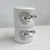 White Stacking Ceramic Table Lamps from Perdomello 70, Italy, 1970s, Set of 2 For Sale - Image 4 of 11