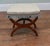 Regency Style X Frame Stool in Mahogany For Sale - Image 6 of 7
