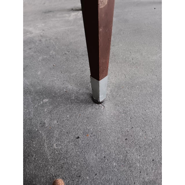 Tan Vintage Vanson Chairs by Peter Hayward, 1950s, Set of 4 For Sale - Image 8 of 9