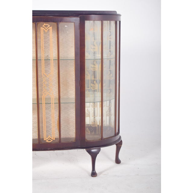 Portuguese Glass Front Display Cabinet, 1890s For Sale - Image 4 of 11