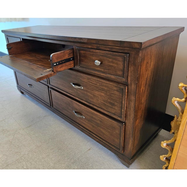 Ethan Allen Reeves Collection Dresser Secretary For Sale - Image 11 of 12