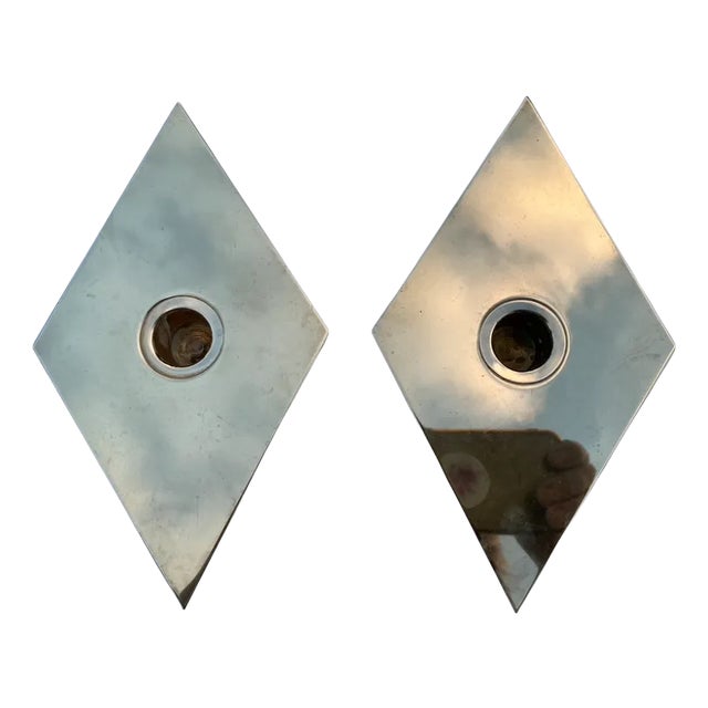 Brass Candlesticks by Sigurd Persson, Set of 2 For Sale