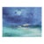 Boathouse at Night, Modernist Two Toned Color-Field Abstracted Seascape by Vasil Papkov For Sale