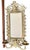 Metal Pair of Virginia Metalcrafters Brass Wall Mirror Sconces With Green Man Motif & Candleholders For Sale - Image 7 of 13