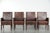 We are offering this set of 4 beautifully finished dining chairs/side chairs with armrests, made of cowhide leather. This...