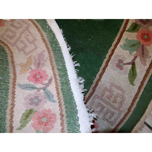 1930s Handmade Vintage Art Deco Chinese Rug 2.6' X 5.2' For Sale In New York - Image 6 of 10