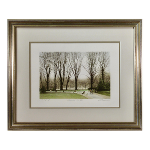 Harold Altman November 1981 Iii (Jardin Du Luxembourg, Paris) 1981 Original Print