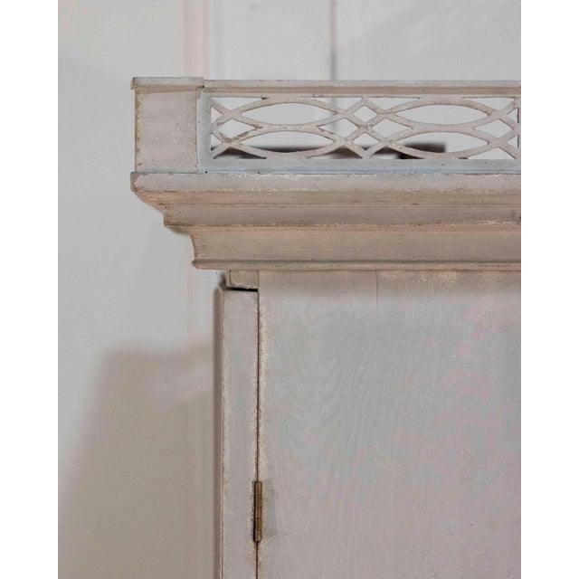 Gray Late 18th-Century Scandinavian Two-Part Secretary, Circa 1790 For Sale - Image 8 of 17
