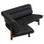 Vintage Boomerang Sofa in Wengé and Black Leather by Martin Visser, 1970 For Sale - Image 16 of 16
