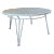 1950s Salterini Round Metal Patio Coffee Table For Sale