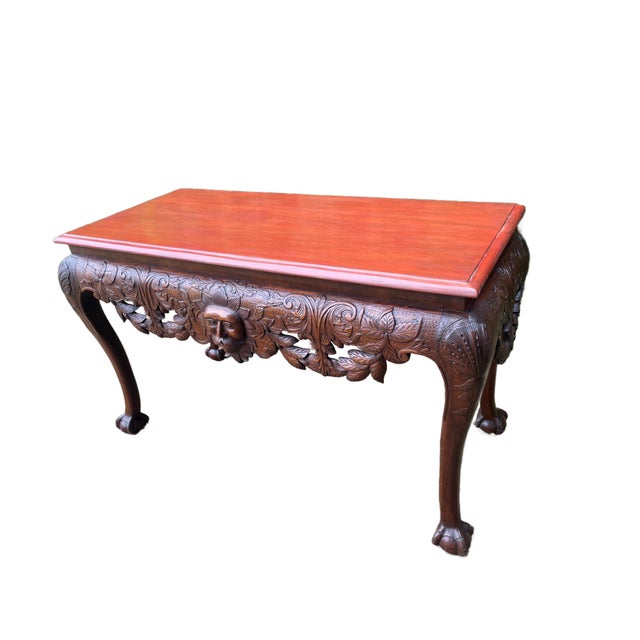Antique Irish Mahogany Serving Table For Sale - Image 14 of 14