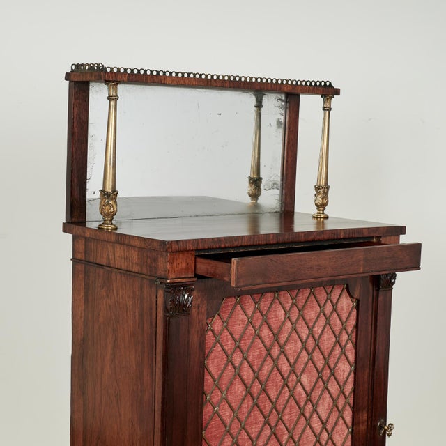 Antique English Regency Rosewood Ciffonier or Cabinet For Sale - Image 11 of 14