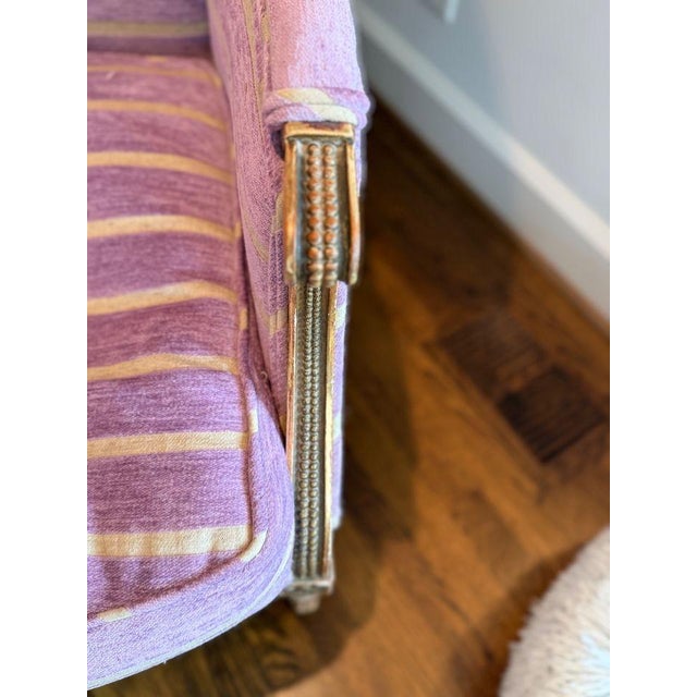 Purple Reign Wing Chair For Sale In Nashville - Image 6 of 6