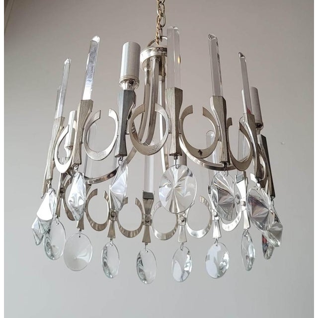 Vintage Ovali Pendant Lamp by Gaetano Sciolari for Sciolari, 1960s For Sale - Image 6 of 9