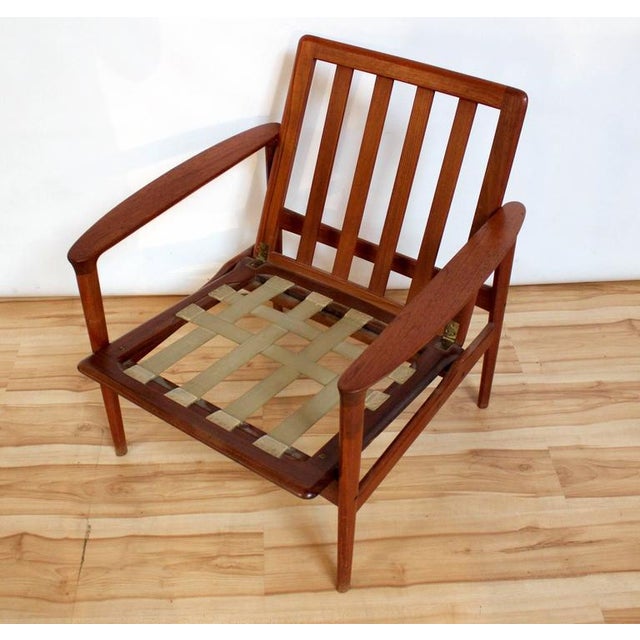 1960s Vintage Danish Modern Teak Lounge Chair Chairish