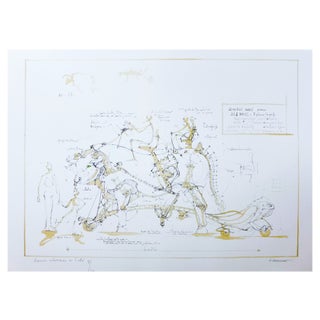 François Delaroziere, Boeuf de manège, 2008, Lithograph For Sale