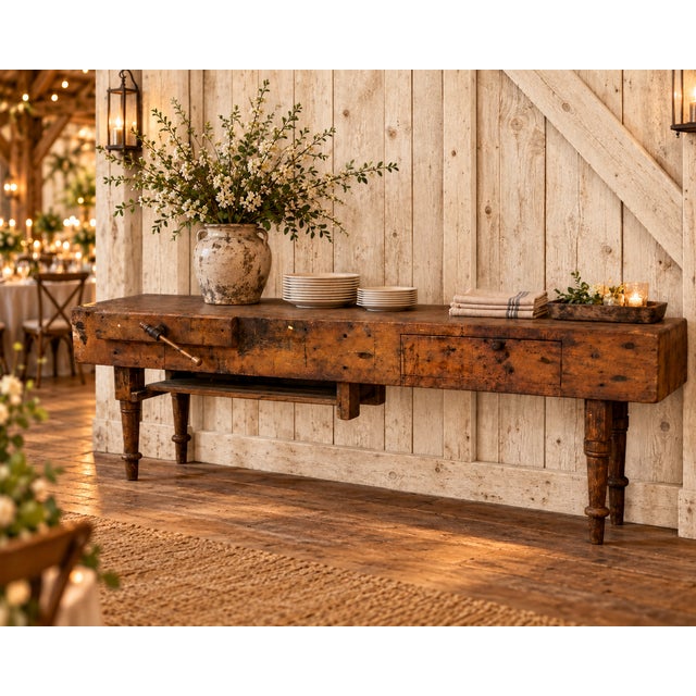 Late 19th Century American Cabinetmaker's Workbench, Circa 1880–1910 For Sale - Image 5 of 5
