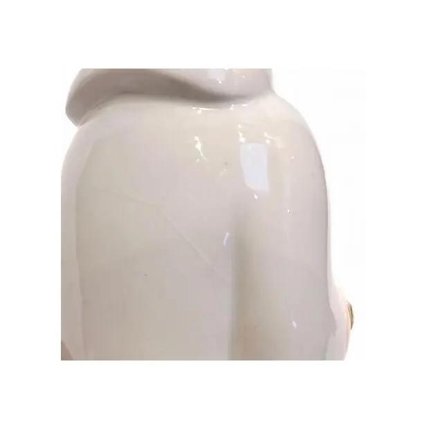 Vintage French Art Deco Porcelain Clown Lamp For Sale - Image 4 of 6