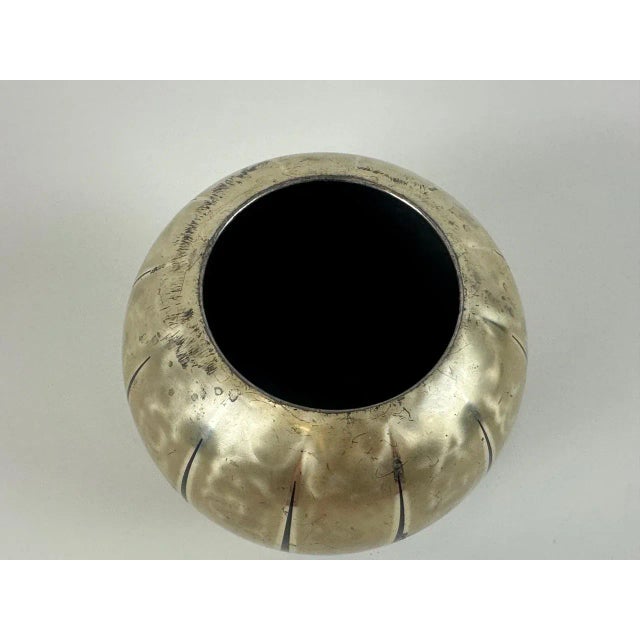 Art Deco Silver-Plated Ikora Vase from WMF, 1950s For Sale - Image 9 of 15