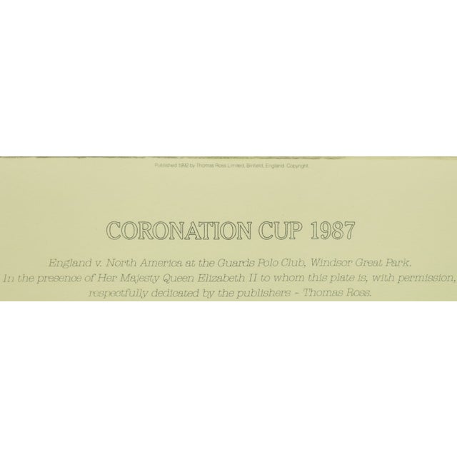 Coronation Cup 1987 Painted by Terence Gilbert (Pencil Signed Ll) For Sale In New York - Image 6 of 9