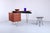 Black Floating Teak Hairpin Desk from Tijsseling Nijkerk, 1950s For Sale - Image 8 of 15