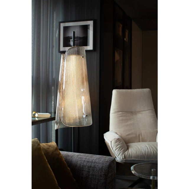 Bent Two Smokey Grey with Black Frame by Sebastian Herkner For Sale - Image 6 of 9