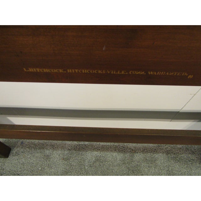 Brown Hitchcock Pair of Solid Maple Pant Decorated Twin Size Headboards For Sale - Image 8 of 10