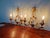Floral Wall Sconces in Gilt Metal, Italy, 1960, Set of 2 For Sale - Image 10 of 14