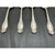Simpson Hall Miller Sterling Silver 6” Tablespoons Mille Fleurs Set of 4 Mono For Sale In New York - Image 6 of 10