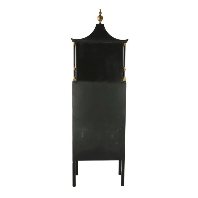Vintage Louis XVI Style Chinoiserie Display Case For Sale - Image 11 of 11
