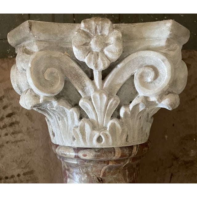 Antique Italian Marble Columns - A Pair For Sale - Image 10 of 10
