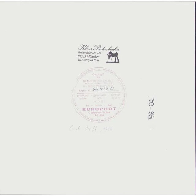 Carl orff - portrait - 1968 - original vintage - black & white photographer: klaus redenbacher this intimate black-and-...