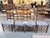 Vintage Asher Benjamin Tiger Maple Extension Dining Table Set For Sale - Image 9 of 11