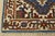Heriz Runner 2’8” X 7’11” Blue Wool Tribal Hand-Knotted Oriental Rug For Sale - Image 9 of 12